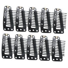 Gatuida 30Pcs Metal Snap Wig Clips for Hair Extensions Durable Portable Wig Making Clip Kit Comfortable Easy to Use for DIY Hairstyles and Extensions