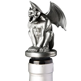 Stainless Steel Gargoyle Wine Aerator Pourer - Deluxe Decanter Spout for Robust Red and White Wine - Pour Amore Bottle Pourer/Stopper & Air Diffuser by Chris's Stuff