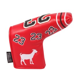 SHABIER Golf Putter Cover for Blade Golf Putter Head Cover (Horizontal No.23) Red