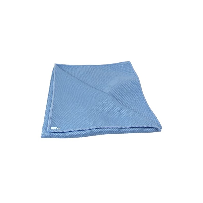 GBPro Premium Fishscale Microfibre Glass/Window finishing cleaning cloth - 300gsm