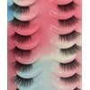 Half False Eyelashes, 10 Pairs False Eyelashes, Russian Strip Lashes,