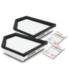 Filtro de aire de motor A-Premium de 2 piezas compatible