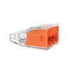 IDEAL Electrical 30-1033P Orange in-Sure Push-in 3-Port Connectors (100-Pack)