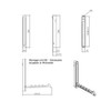 So-Tech SO97093, modern, folding hooks Zilly for recessed installation, borehole