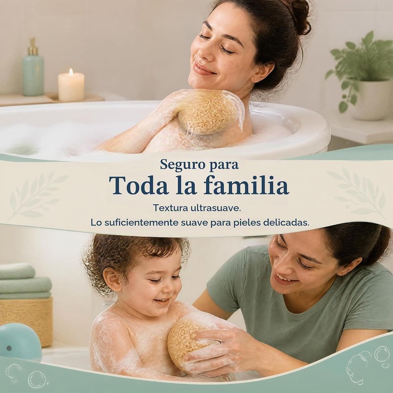 Esponja Exfoliante Corporal Diochefac01g679m 2 Unidades - Cuidado Diario