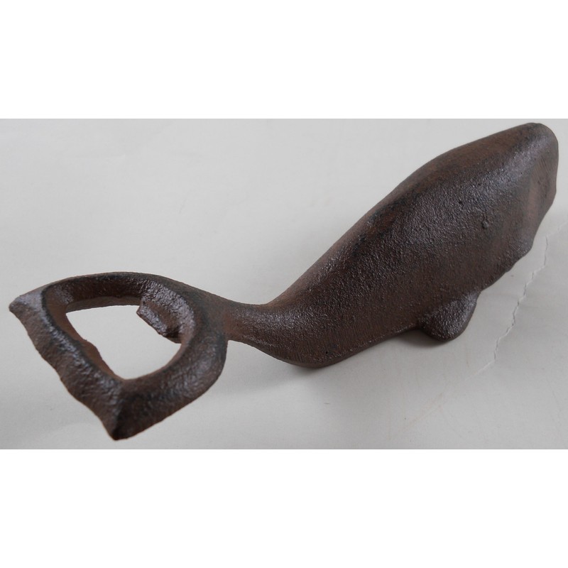 1 X Cast Iron Whale Bottle Opener