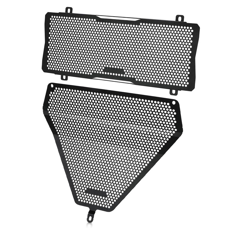 YUANQIAN Motorcycle Radiator Guard and Engine Guard Set Compatible with