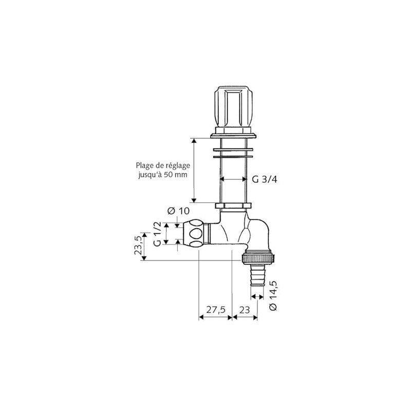 Schell Comfort Kitchen Sink Mixing Valve 035000699