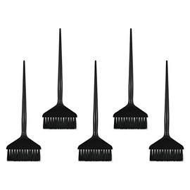 DS. DISTINCTIVE STYLE Hair Dye Applicator Brushes 5 Pieces Long Handle Soft Bristles Hair Coloring Kit Salon Bleach Tinting DIY Tool (Black)