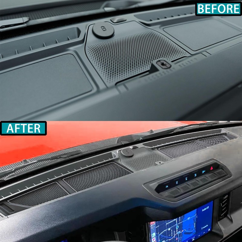 LOCOY Dash Cover Tray for Ford Bronco Accessories 2021 2022