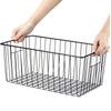 Durable Wire Basket Freezer Organizers for Efficient Space Utilization -