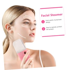 Outanaya Charging Handheld Facial Portable Mist Face Sprayer for Hydration Refreshing Skincare Pink Ergonomic Design Non Slip Grip Easy Operation