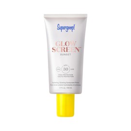 Supergoop! Glowscreen SPF 30, Sunset (Deep Bronze Glow) - 1.7 fl oz - Glowy Primer + Broad Spectrum Tinted Sunscreen - Hydration - Hyaluronic Acid