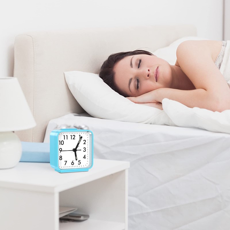 Alarm Clock, Analog Loud Bell Sound, Alarm Backlight, Continuous Second