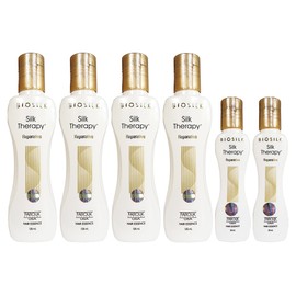 The latest Silk Therapy Reparative Hair Essence consists of 4 x 126ml + 2 x 59ml, 622ml / 최신상 실크테라피 리페러티브 헤어 에센스 126ml 4개 + 59ml 2개 622ml 구성