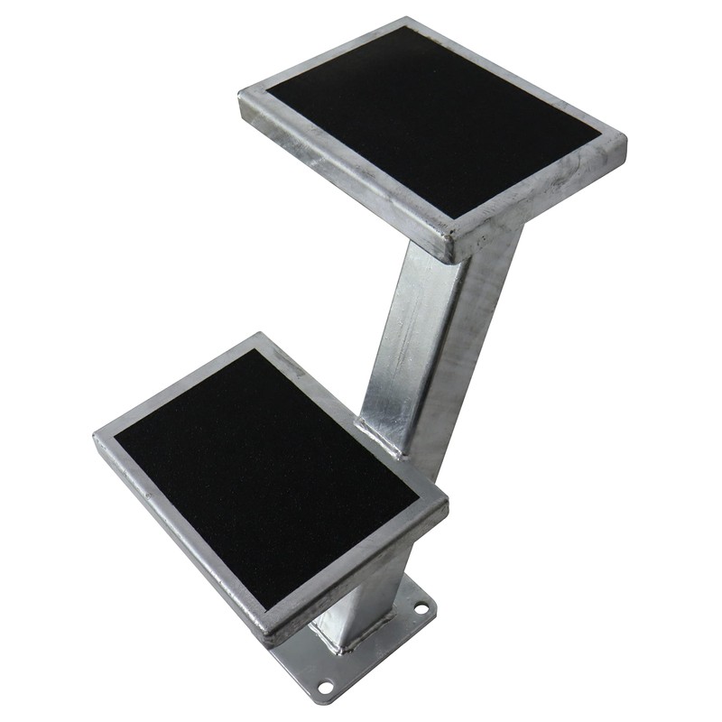 Extreme Max 3006.6812 Galvanized Trailer Tongue Step - Double