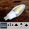 アイリスオーヤマ LED電球 フィラメント 口金直径17mm 40W形相当 昼白色 全配光タイプ クリア LDC3N-G-E17-FC