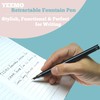 YEEMO Retractable Fountain Pen – 0.38 mm Extra Fine Nib