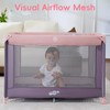 Pamo Babe Pack and Play with Bassinet, Pink Portable Playard