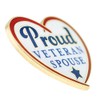 PinMart's Proud Veteran Spouse Pin