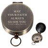 Baptism Gifts for Boys Men - Engraved Compass Christian Gifts