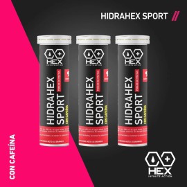 Tabletas Efervescentes Cafeína Hex, Ponche De Frutas 8 Tubos