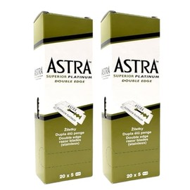 Razor Blades Club - Astra Platinum Rasierklingen, 200 Stück