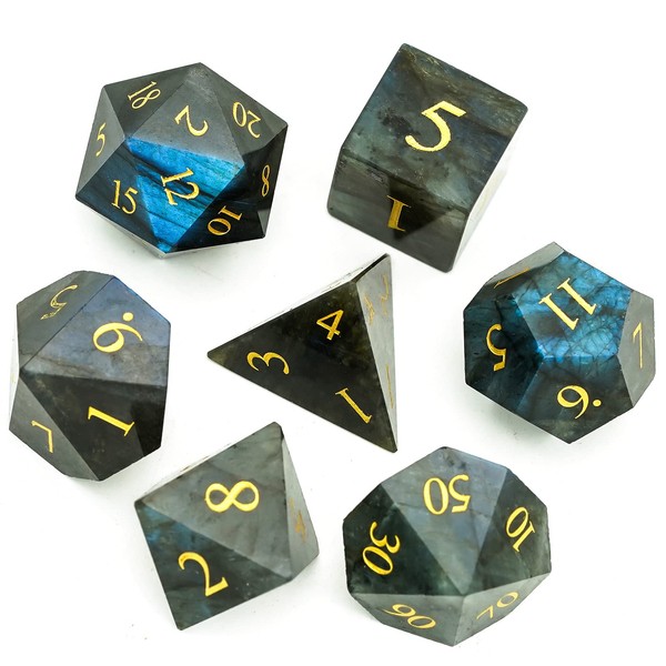 World of Dice - Labradorite Edition - Elegant Dice Set