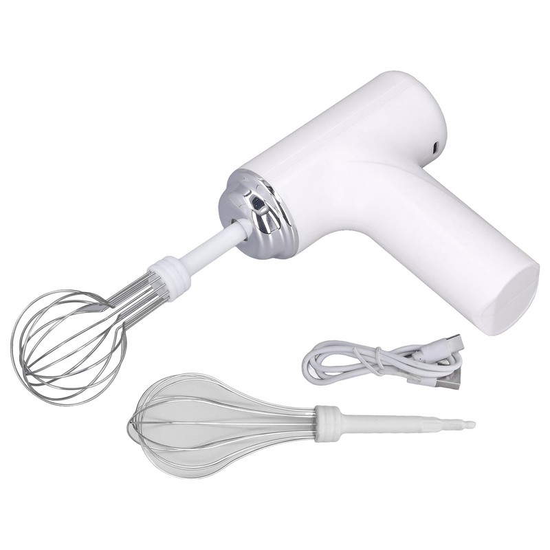 Electric Egg Beater Cordless Hand Mixer Handheld Egg Whisk for