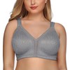 DotVol Women's Full Coverage Minimizer Bra Comfort Wirefree Non Padded