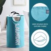 YOUDENOVA ランドリーバスケット 大容量82L せんたくかご 85％防水性 折りたたみ 撥水加工 耐荷重15KG 洗濯物入れ 取っ手付き