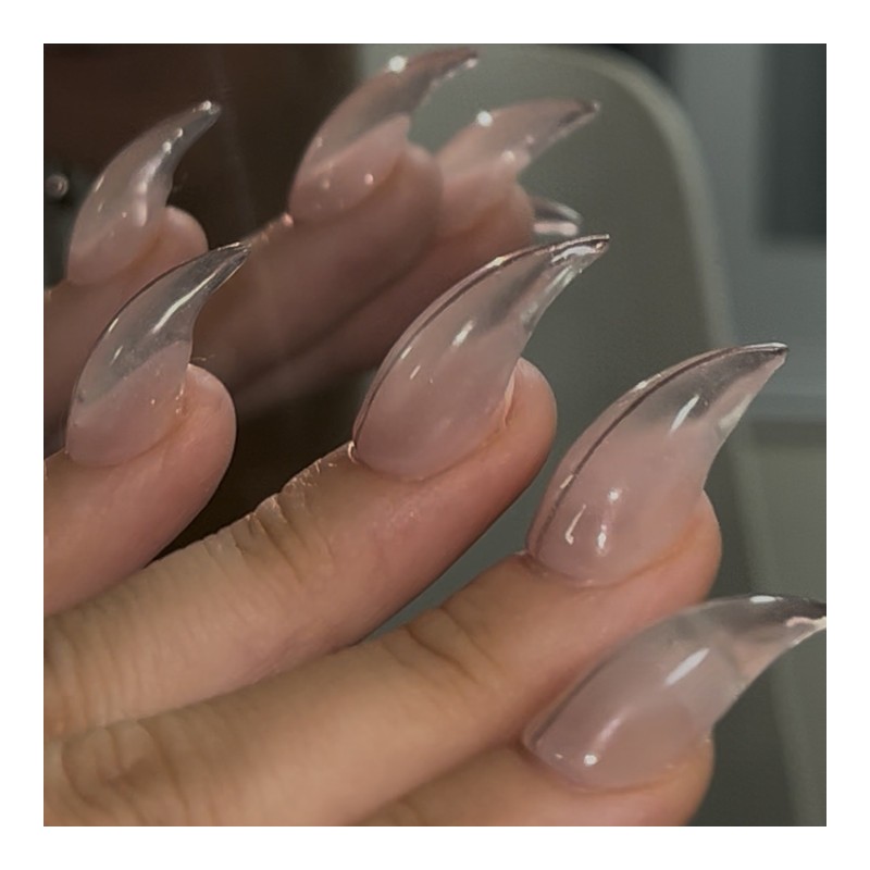 Pinky Cat Claw Handmade Nail Tips - Short Cat Claw