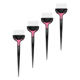 LALAFINA 4 Piezas Kit De Teñido Para Colorear Color De Pelo Cepillo Aplicador De Tinte Para El Cabello Cepillo Balayage Herramienta De Peluquería Abdominales Suministros Para El Cabello