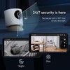KIEMT Hoop Wireless HD Indoor PTZ Security Camera, Night Vision,
