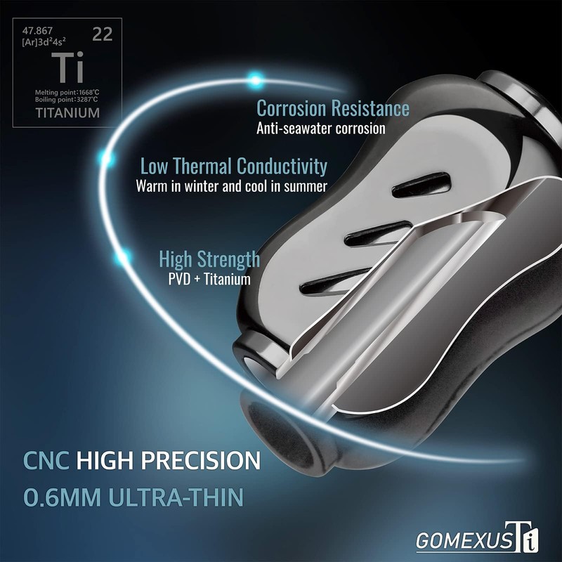 GOMEXUS Power Knob Compatible with Shimano Daiwa Spinning Reel Handle