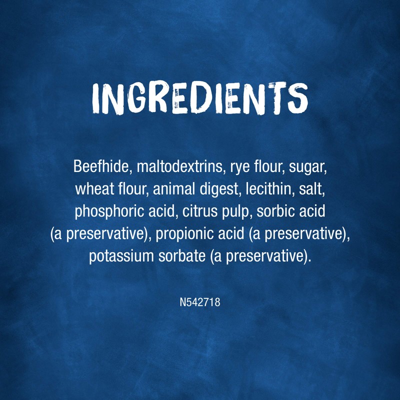 Purina Busy Rawhide Small/Medium Breed Dog Bones, Rollhide - 9