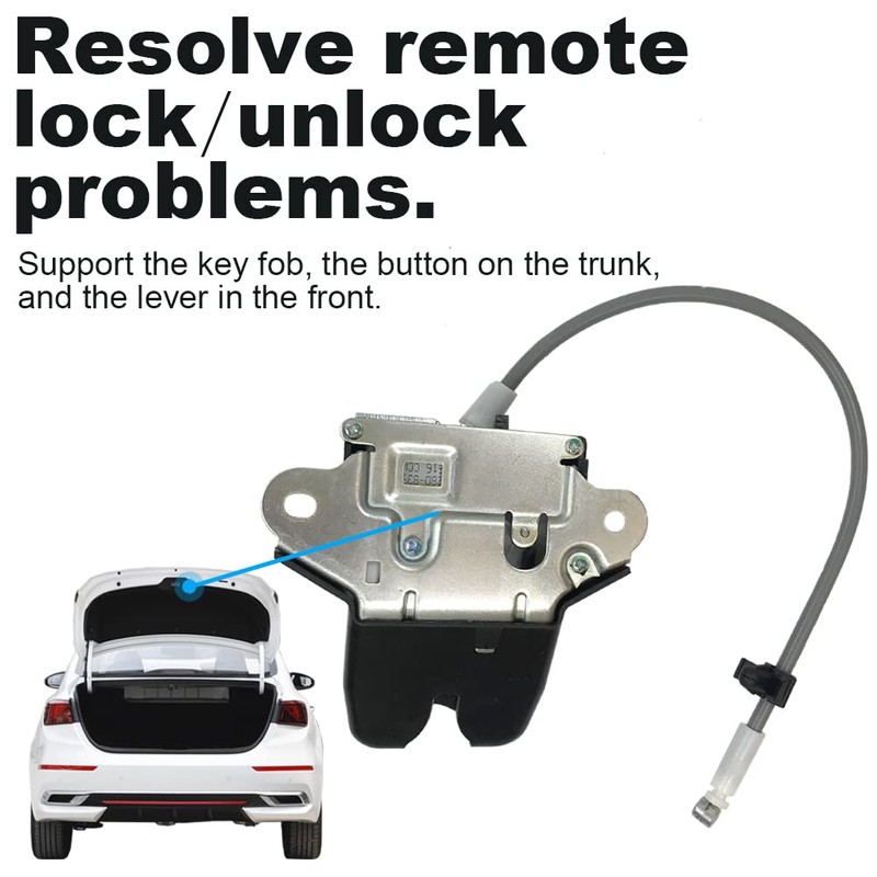 Gorniloxam Trunk Latch Lock Actuator, Replacement for 2016-2020 Kia Optima,