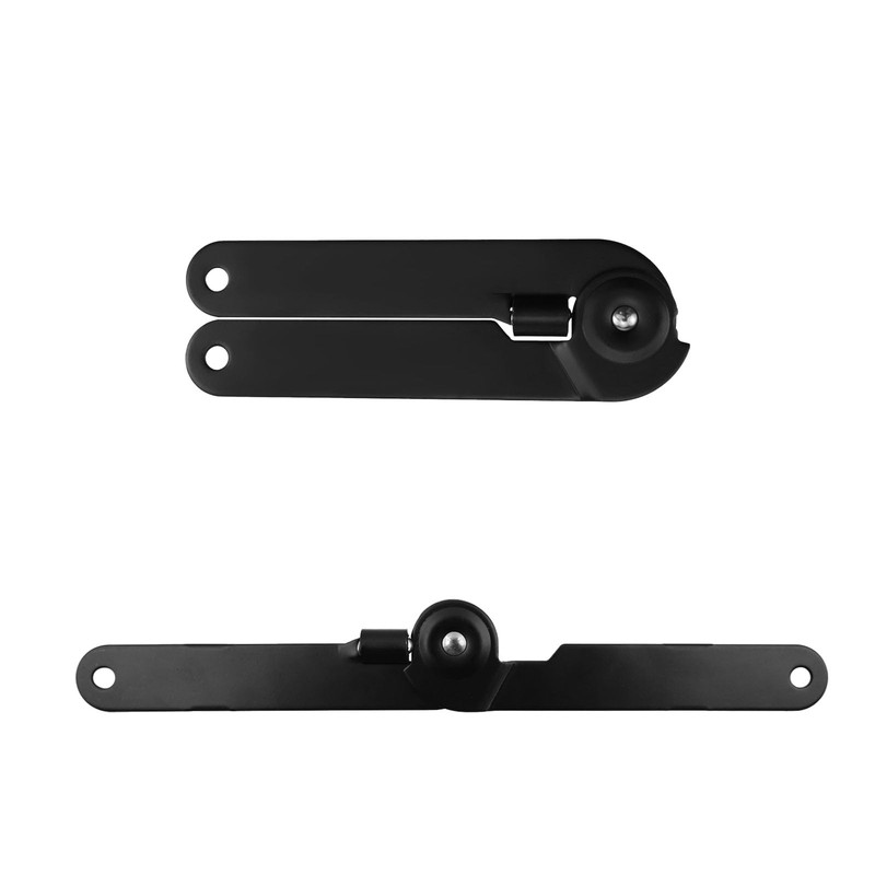 Savagrow 4pcs 180 Degree Rotatable Support Hinges Black 9" Folding