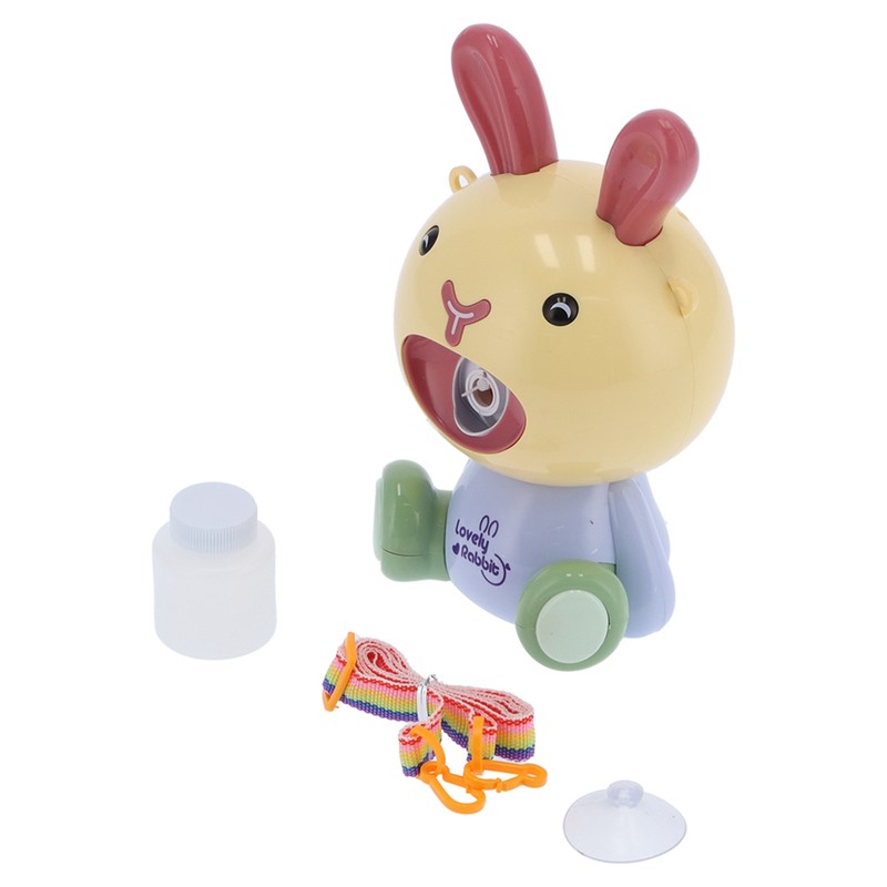 Children Cartoon Bubble Machine with Bubble Solution Automatic Bubble Blower