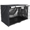 Dog Cage Cover for Dogs and Cats Soundproof Dog Cage Cover Pet Circle Cover Indoor and Outdoor Dog Kennel Cage Cover Pet Circle Cover Cage Cover Wind Protection Sun Shade Rain Cage Cover for Dogs Easy