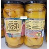 Trader Joe's Yellow Cling Peach Halves in white grape juice