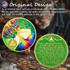 IELCJJ 5 Month Sobriety Coin, Delicate Artsy Tree of Life