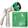 HOSUN Garden Hose Nozzle Sprayer Heavy Duty, 100% Metal Water