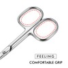 JARVISTAR Professional Nail Scissors, Cuticle Scissors with Sharp Curved Edge,
