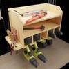 DupliM Bamboo Wall-Mounted Power Tool Organizer, Power Drill Holder and