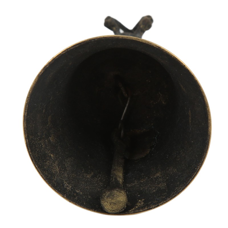 Rattle Retro Relief Hand Cranked Old Buddhist Meditation Bells Rattles