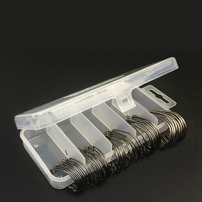 255Pcs Fishing Hooks High Carbon Steel Worm Senko Bait Jig