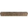 Heritage Timber Reclaimed Axed Cut Faux Wood Beam, 3-Sided (U-Beam),