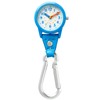CREPHA AZ-CB-A400 Carabiner Watch, Kids, Analog, Waterproof, blue