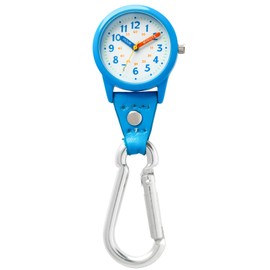 CREPHA AZ-CB-A400 Carabiner Watch, Kids, Analog, Waterproof, blue